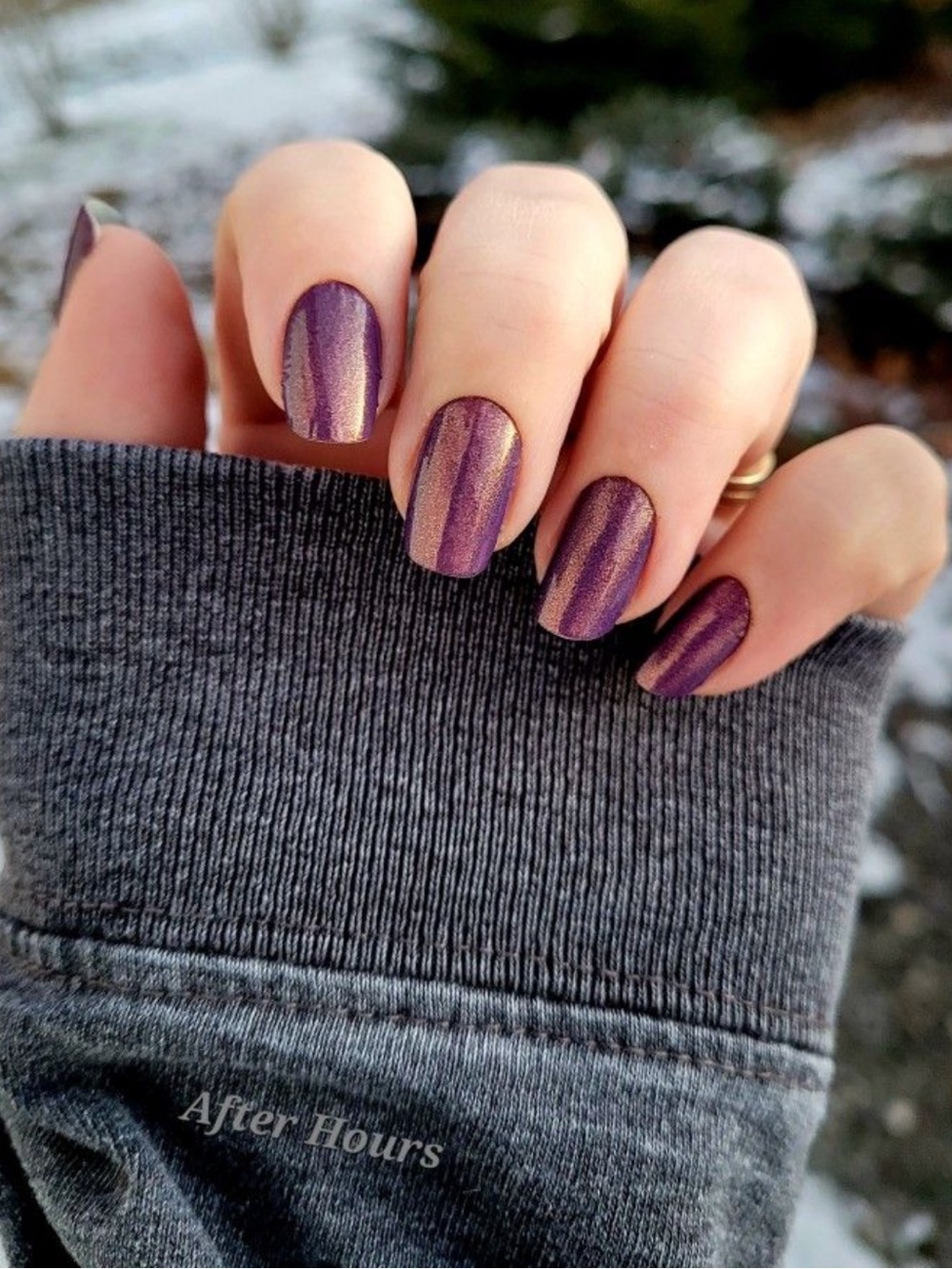 *Retired* Color Street: After Hours | Plum Purple Bronze Shimmer Fall Winter